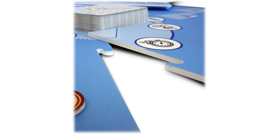 LUUDOO's innovative Puzzle-Bretter ermöglichen die Herstellung von Trainingsspielen in Auflagen ab nur 20 Stück
